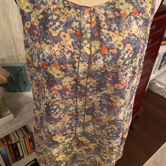 *Cabi* Sz M London Calling *Positano* Sheer Layered Floral Tunic Tank EUC - Picture 9 of 9